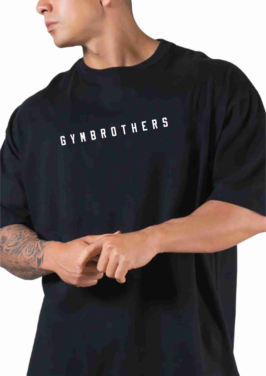GYMBROTHERS Oversized T-shirt Black