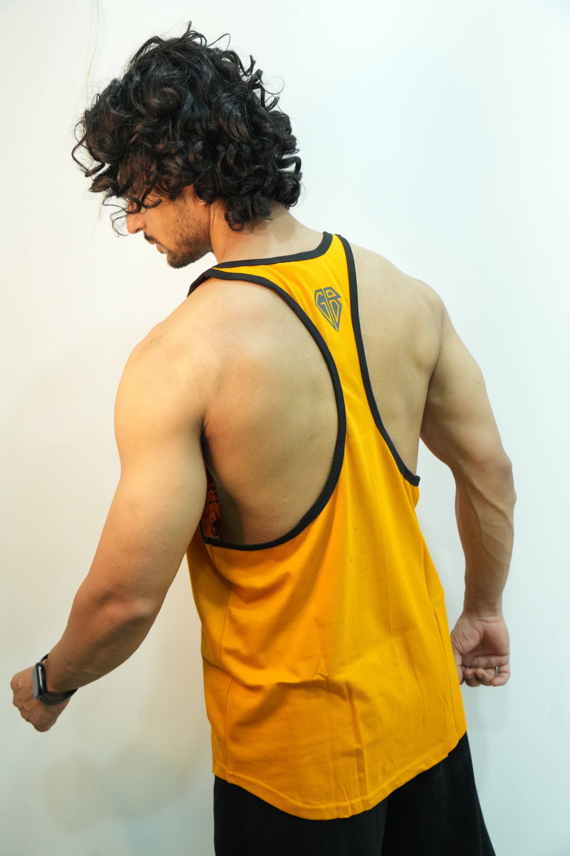 TRAIN EAT SLEEP REPEAT Men's Gym Stringer