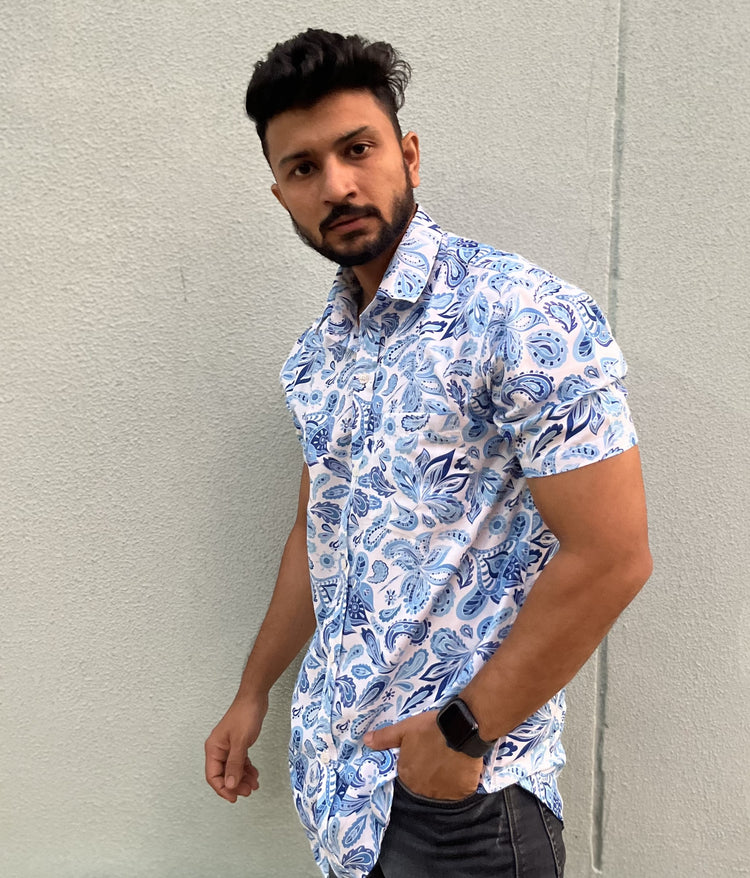 PAISLEY WHITE SHIRT