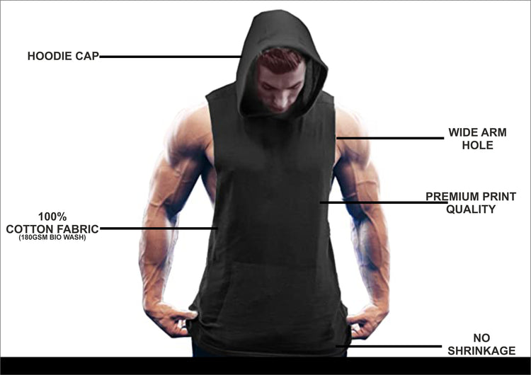 Gymbrothers Talk Less Lift More Hoodie (Black)