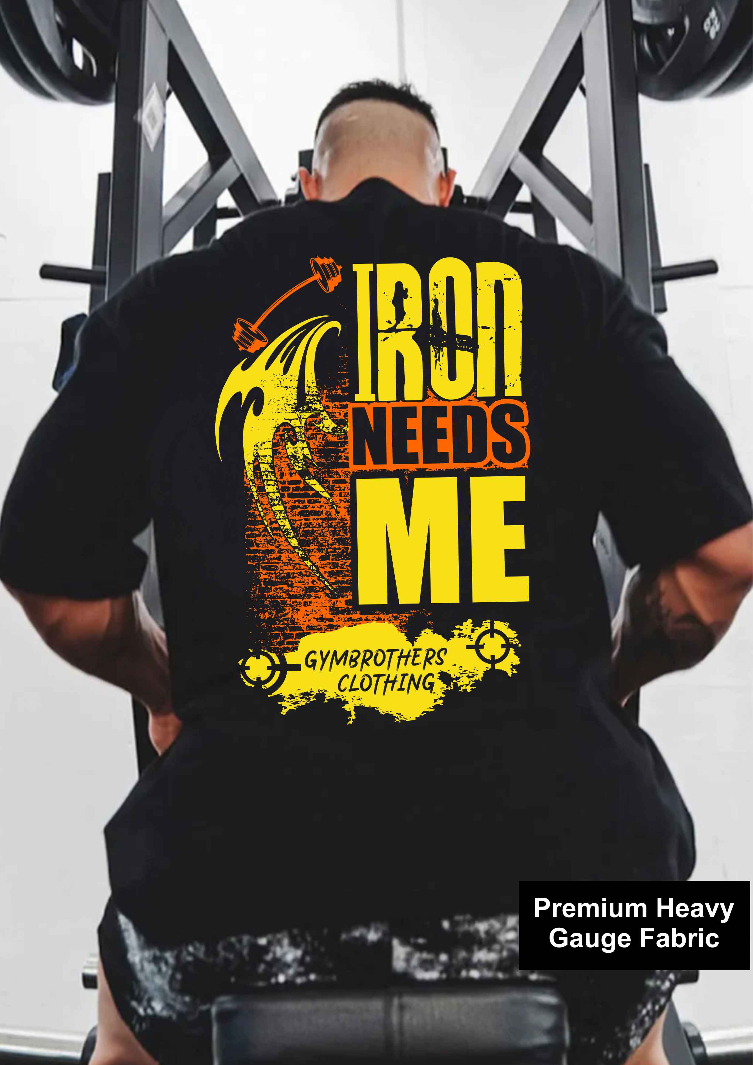 IRON NEEDS ME Oversize T-shirt