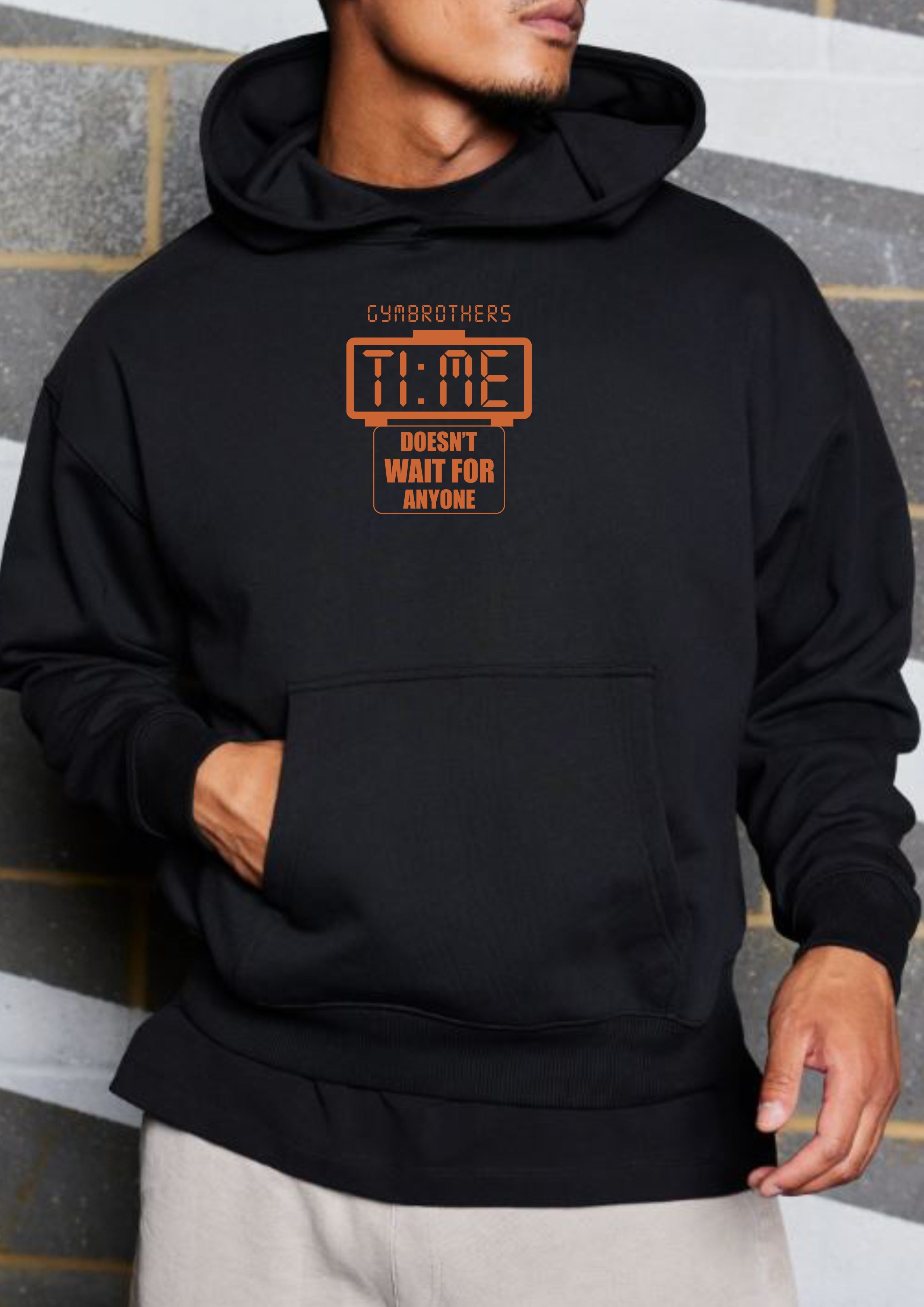 TIME DOESN'T WAIT (Winter Hoodie)