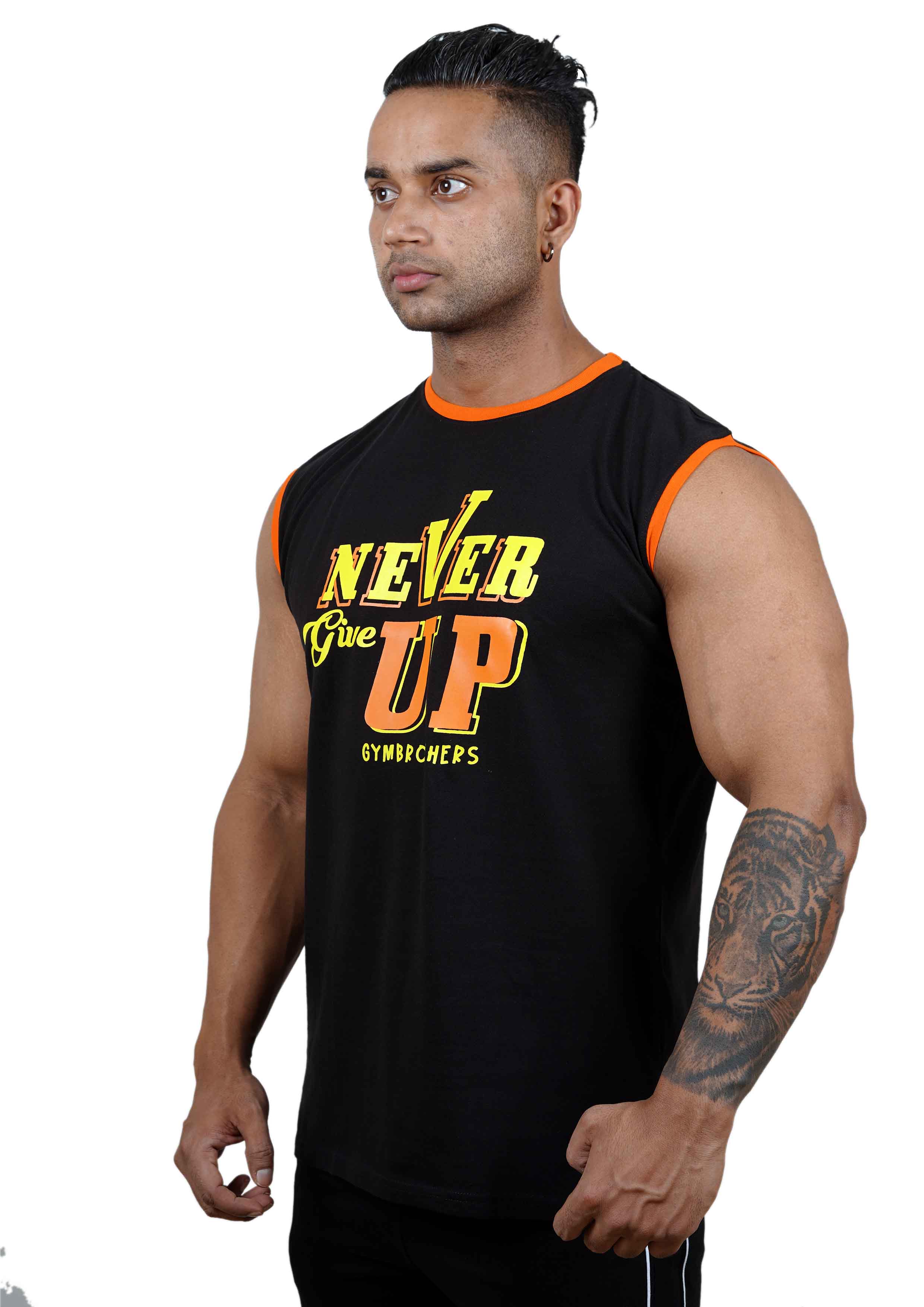 NEVER GIVE UP Tank Top