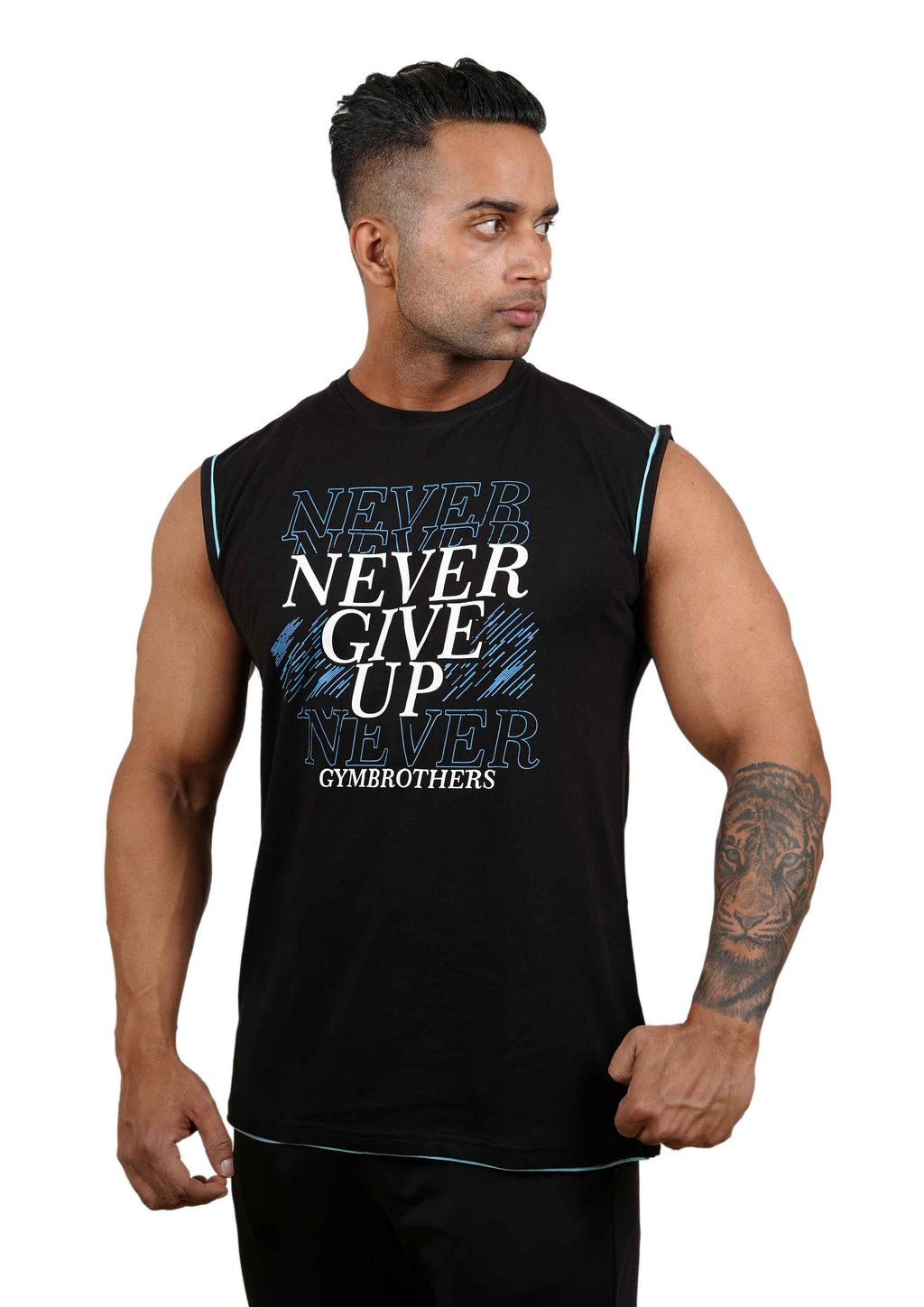 NEVER GIVE UP Tank Top