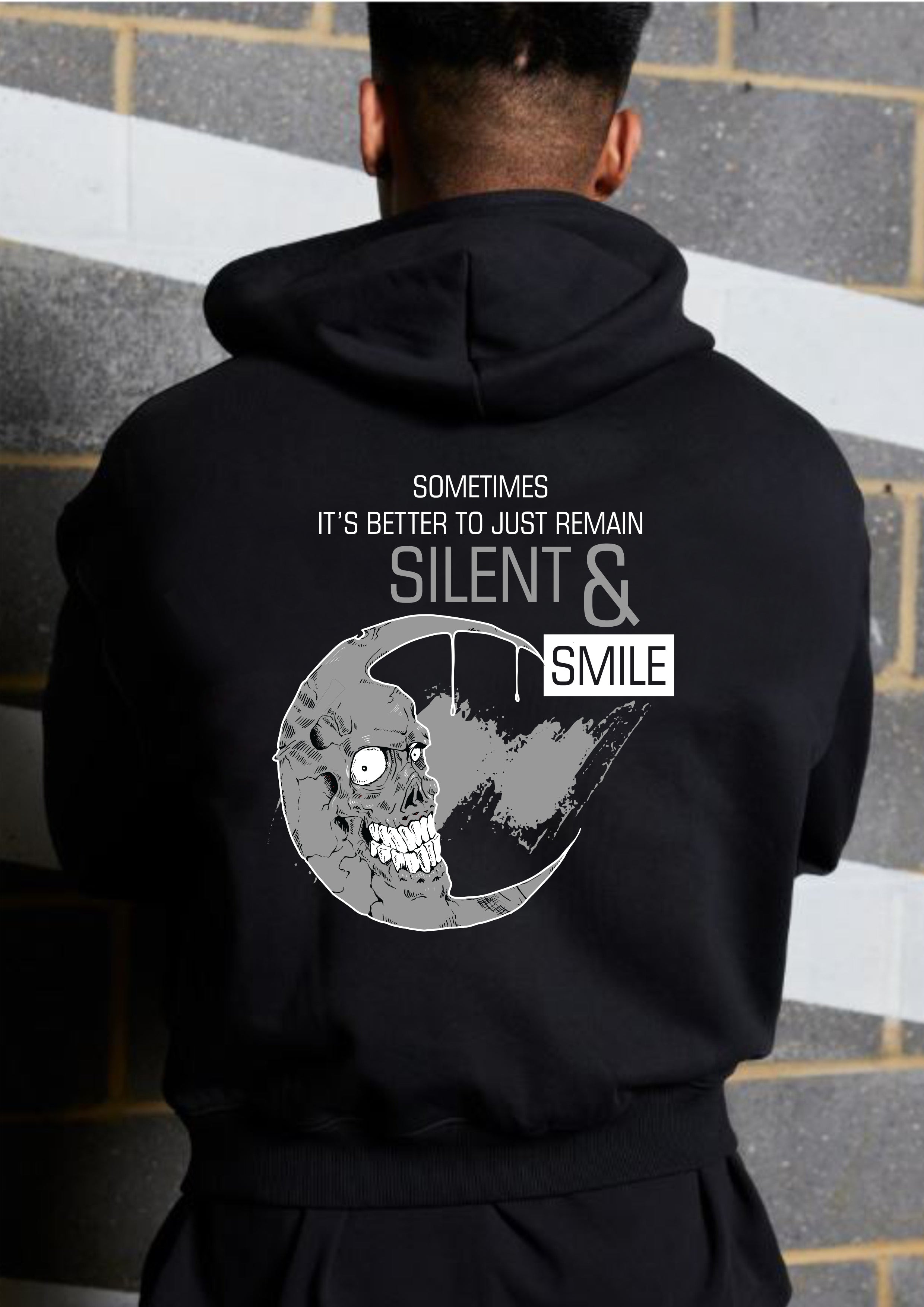SILENT & SMILE (Winter Hoodie)