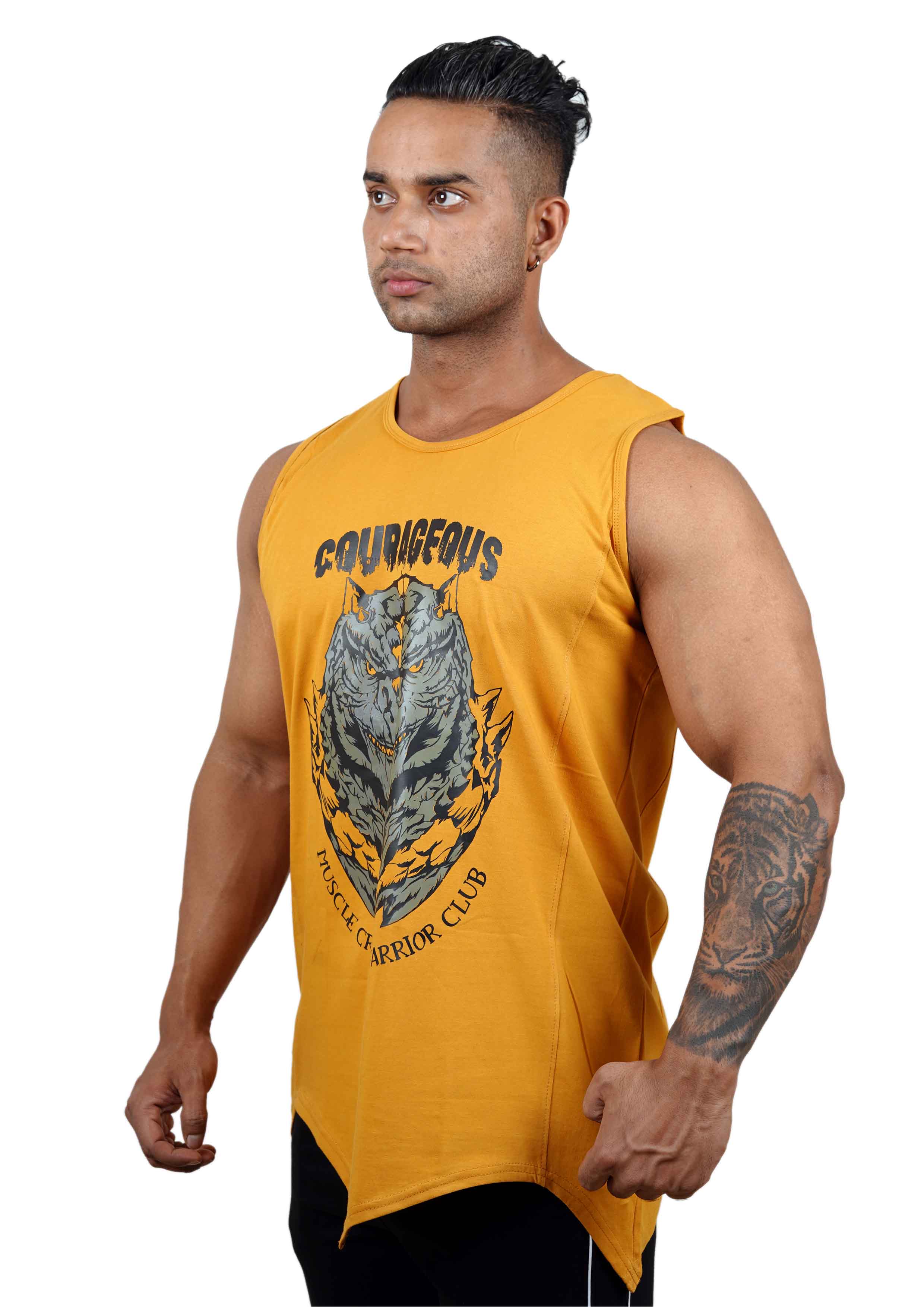 COURAGEOUS TANK - MUSTARD