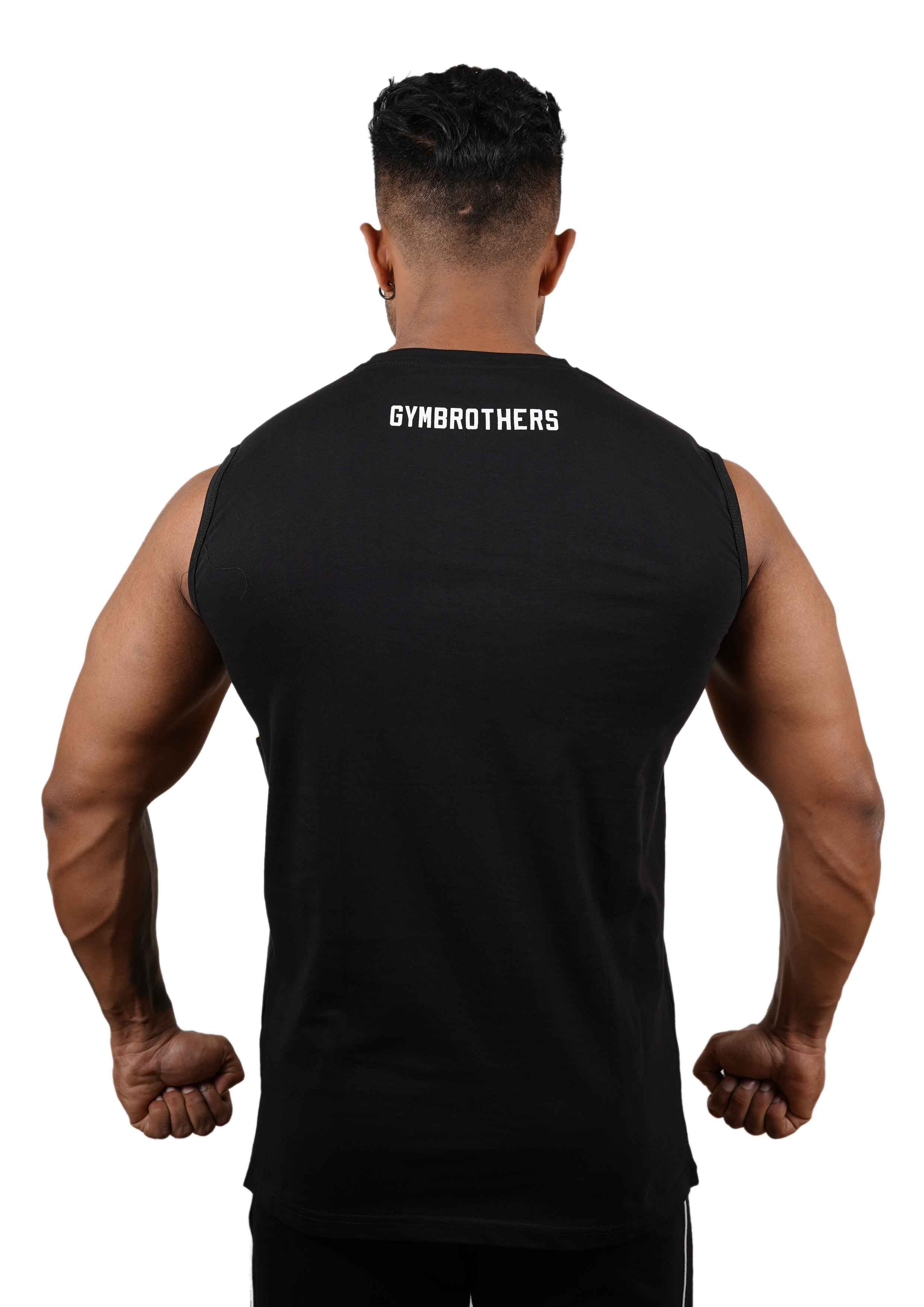 TRAIN INSANE OR REMAIN THE SAME Striped Tank Top Vest