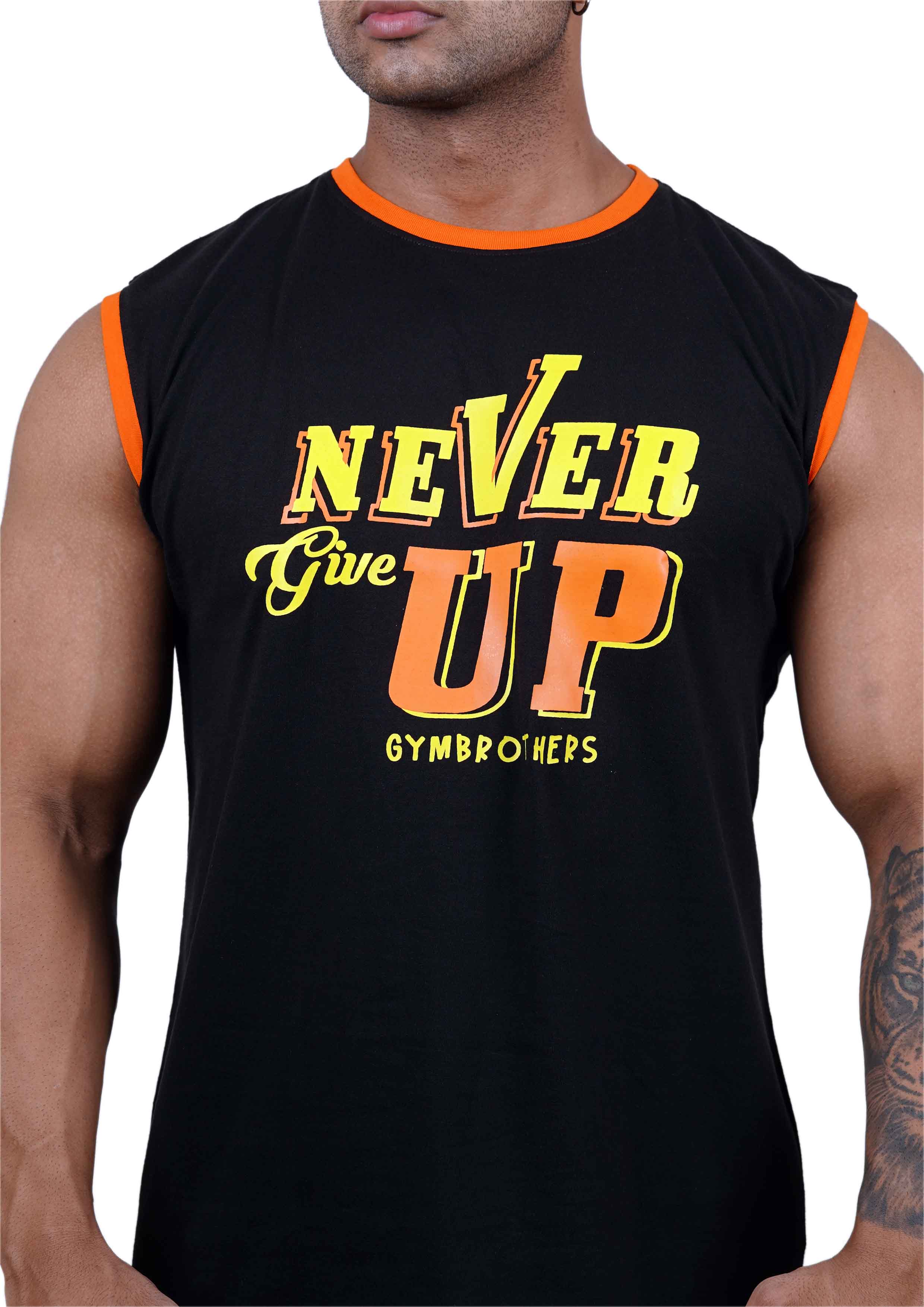 NEVER GIVE UP Tank Top