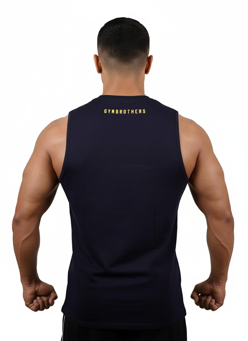 STAY HUMBLE Striped Tank Top Vest