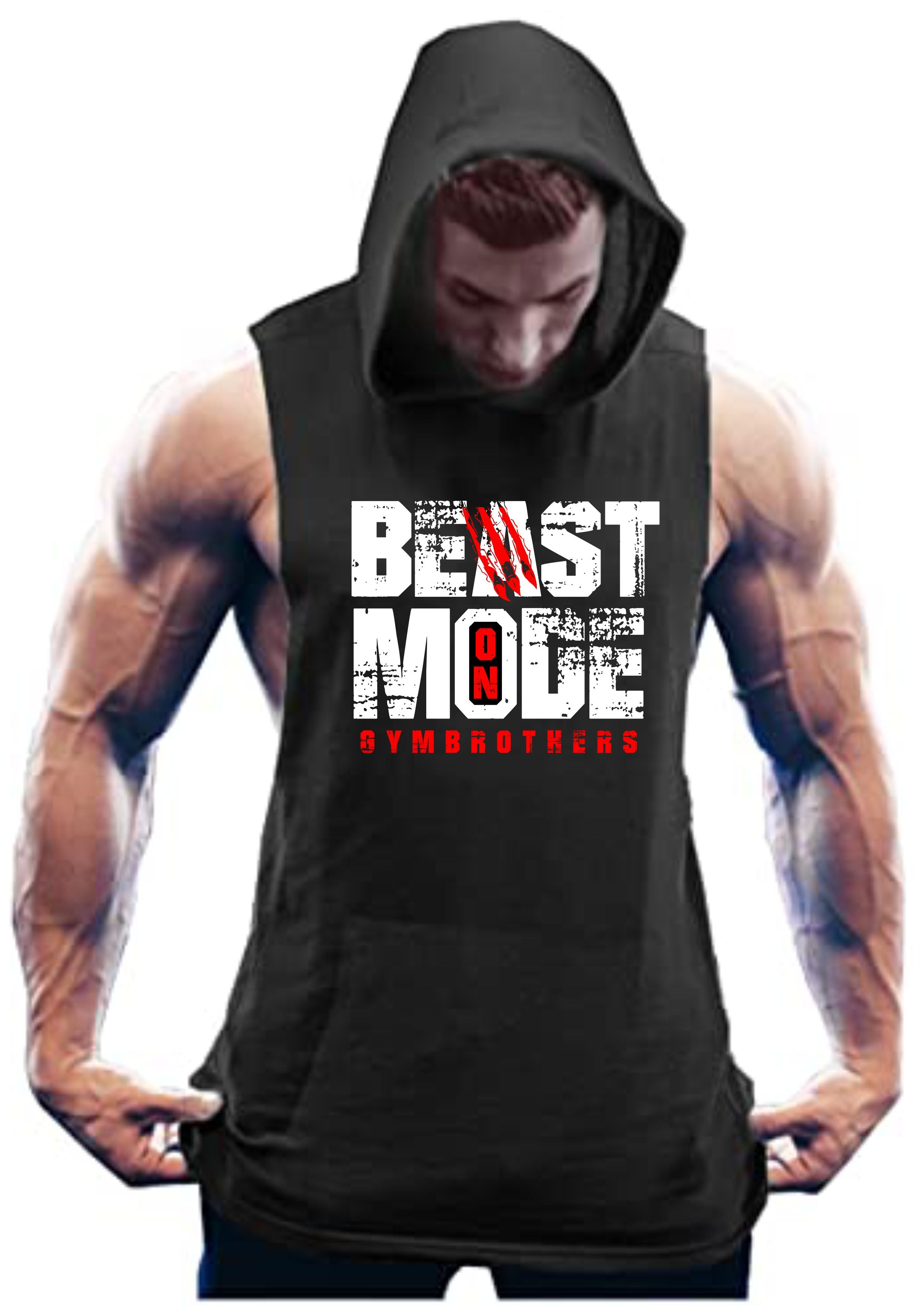 BEAST MODE ON (NAILS) Gym Hoodie