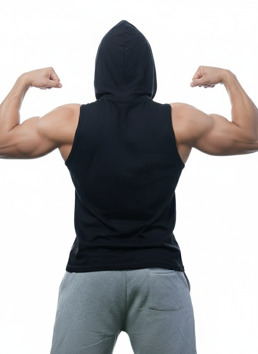 DO THE WORK Gym Hoodie for Men Black