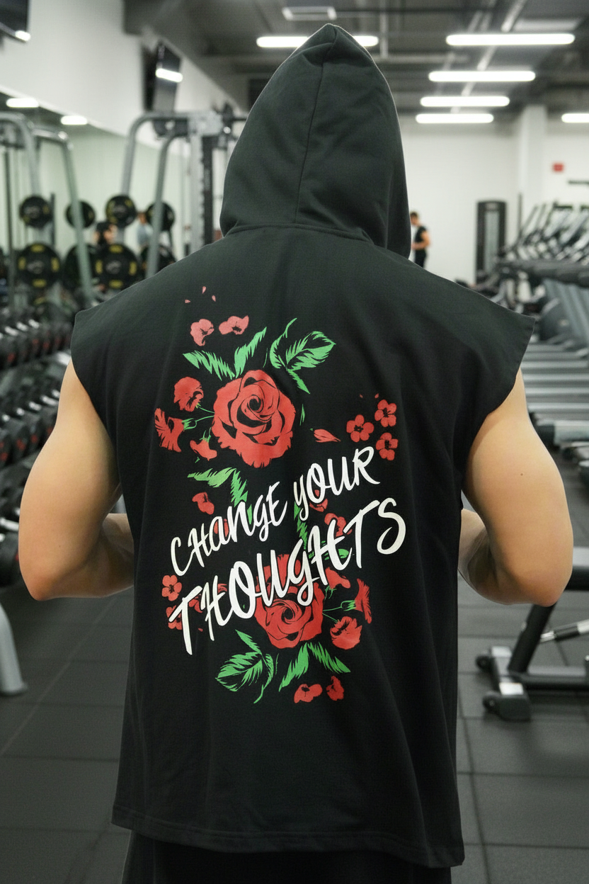 CHANGE YOUR THOUGHT OVERSIZED HOODIE