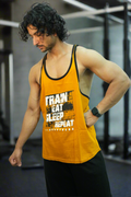 TRAIN EAT SLEEP REPEAT Men's Gym Stringer