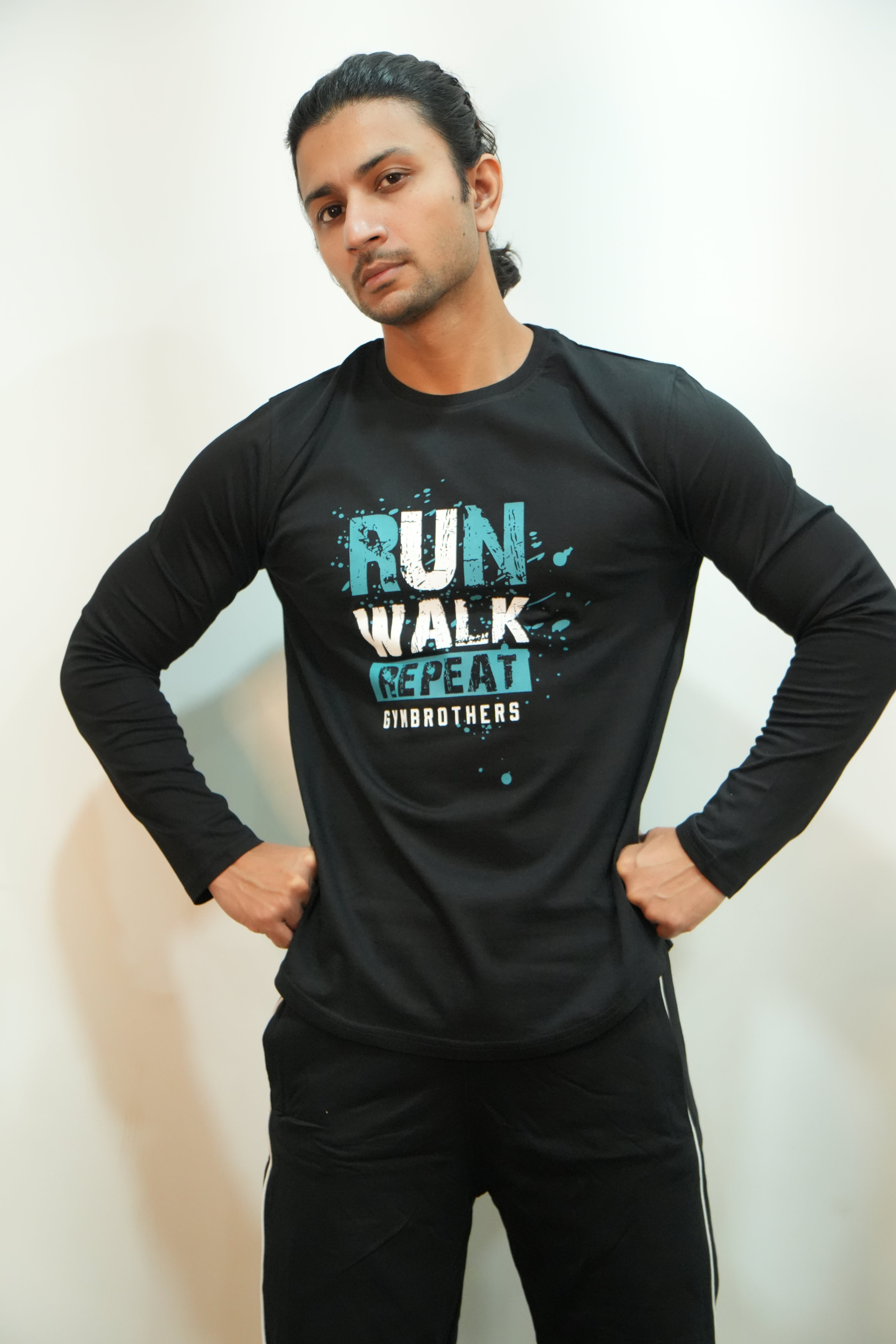 RUN WALK REPEAT Full Sleeve T-Shirt
