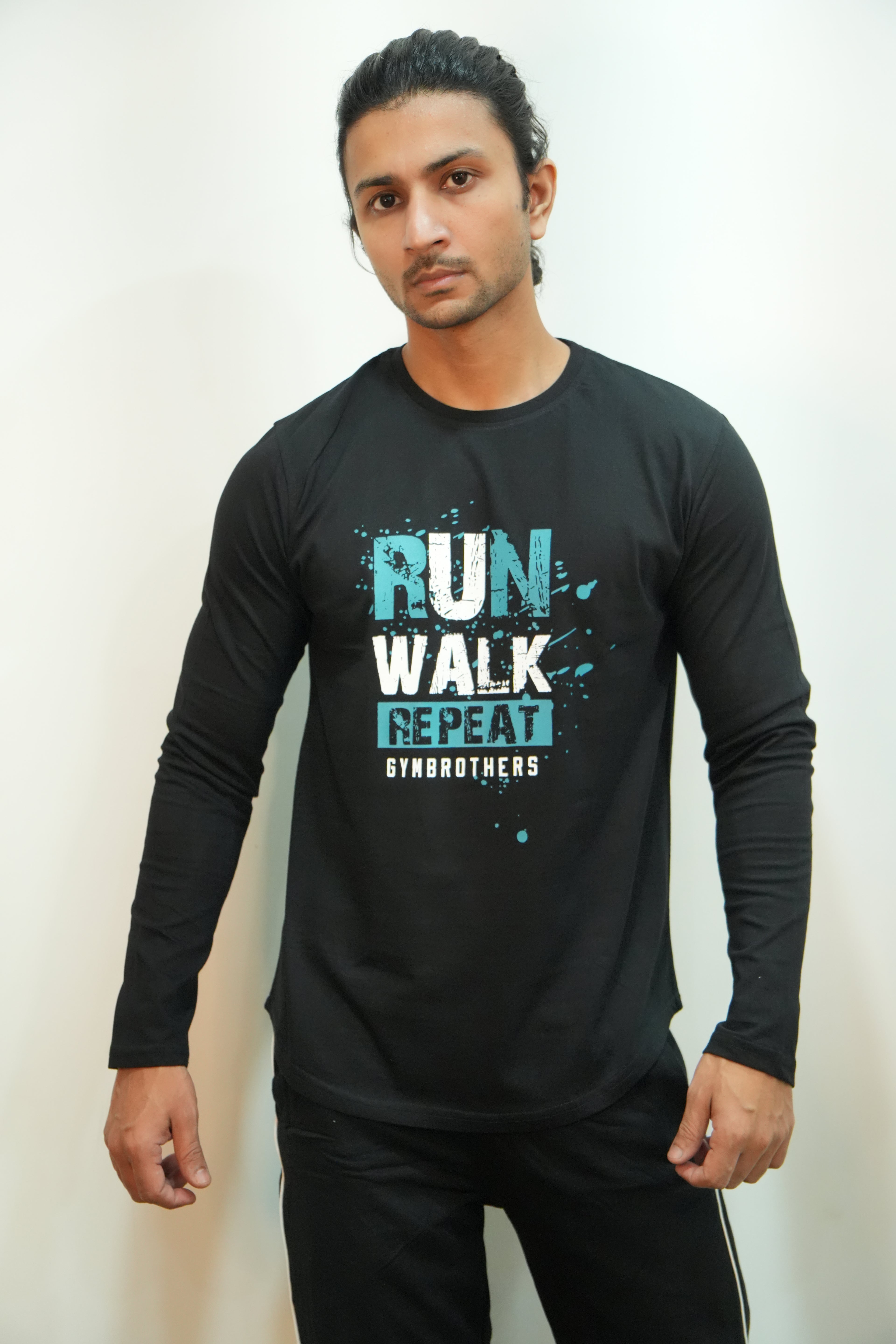 RUN WALK REPEAT Full Sleeve T-Shirt