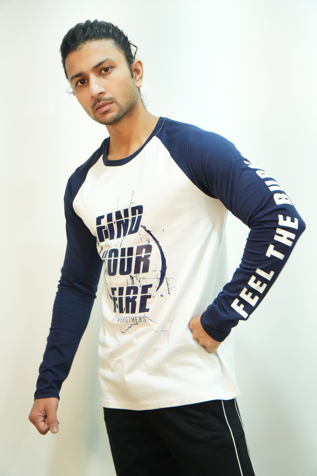 FIND YOUR FIRE - Full Sleeve Reglan T-Shirt