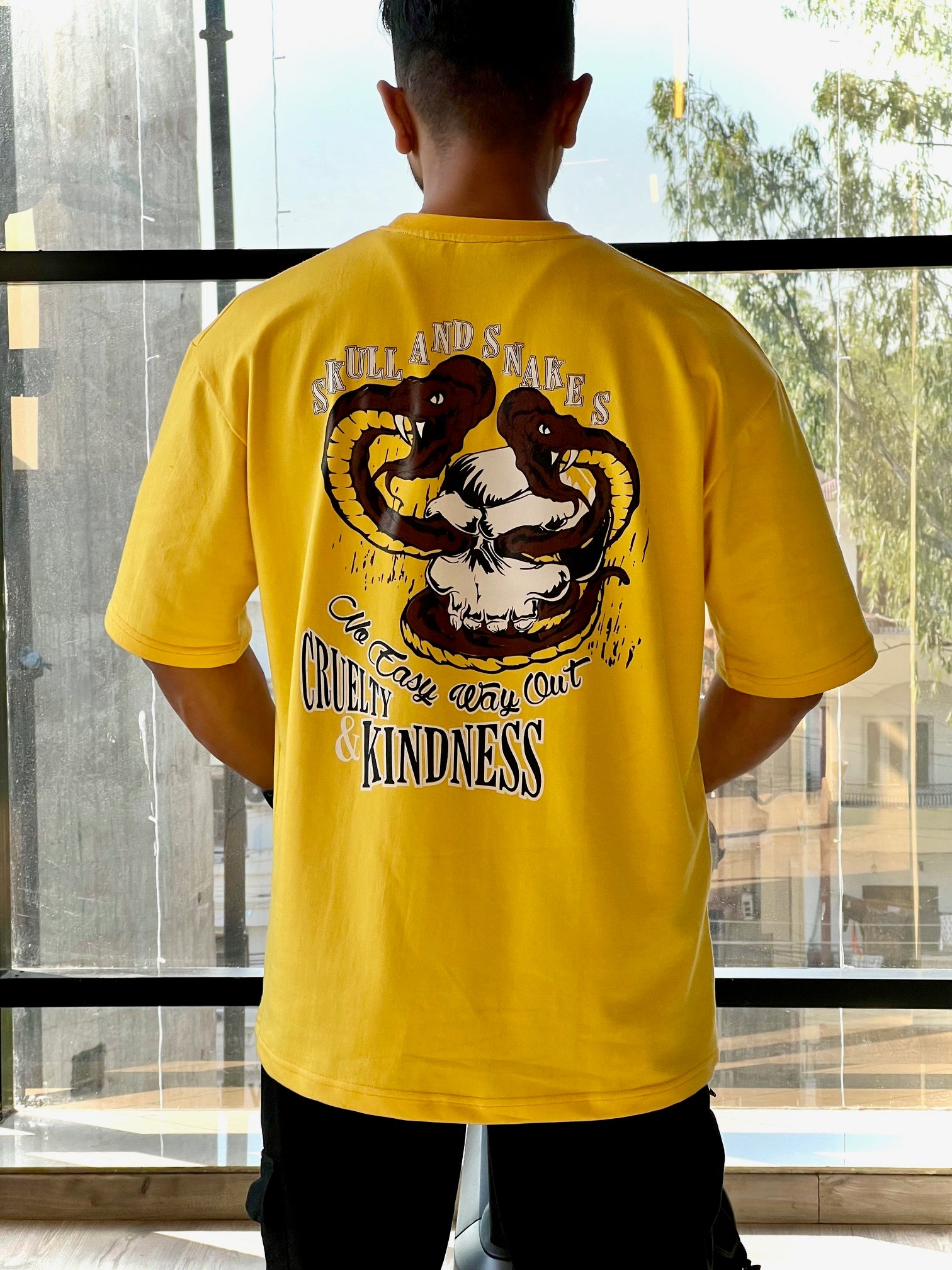 SKULL & SNAKE Oversize T-shirt