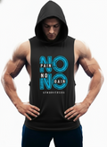 Gymbrothers No Gain No Pain Hoodie for men (Black)