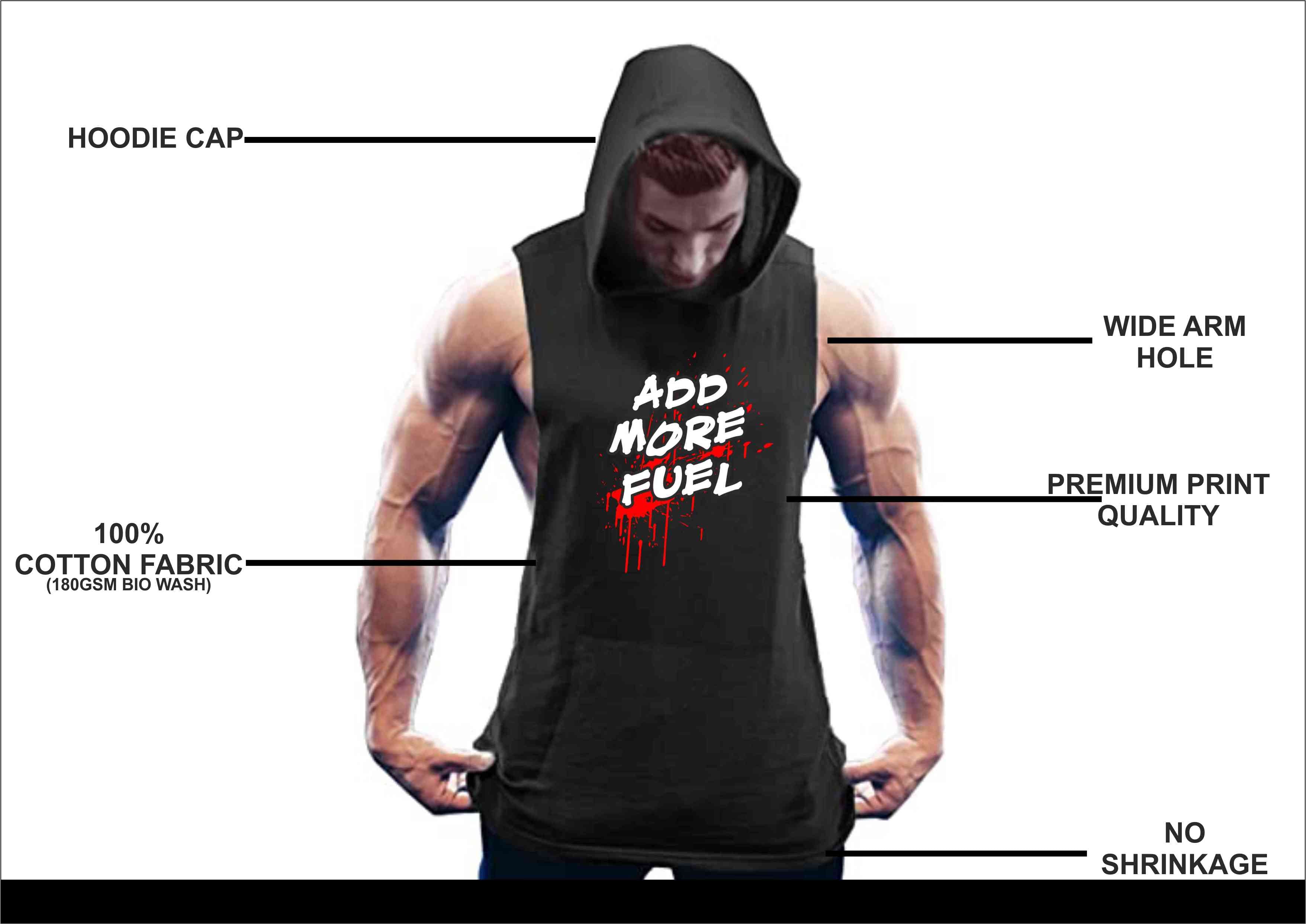 ADD MORE FUEL Hoodie for Men