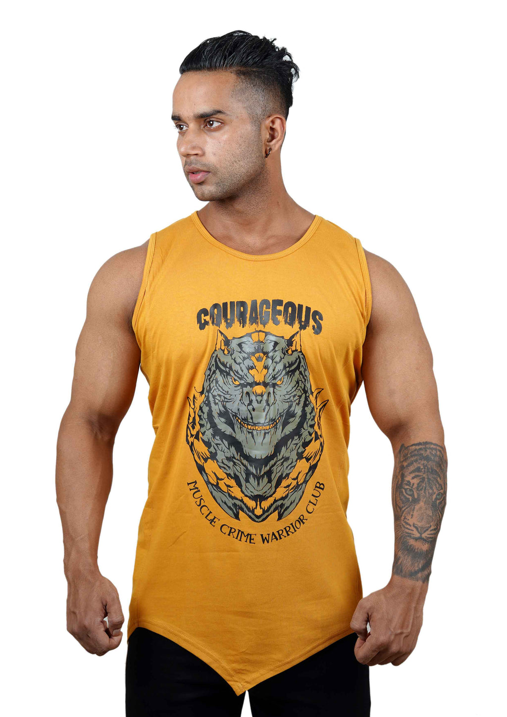 COURAGEOUS TANK - MUSTARD
