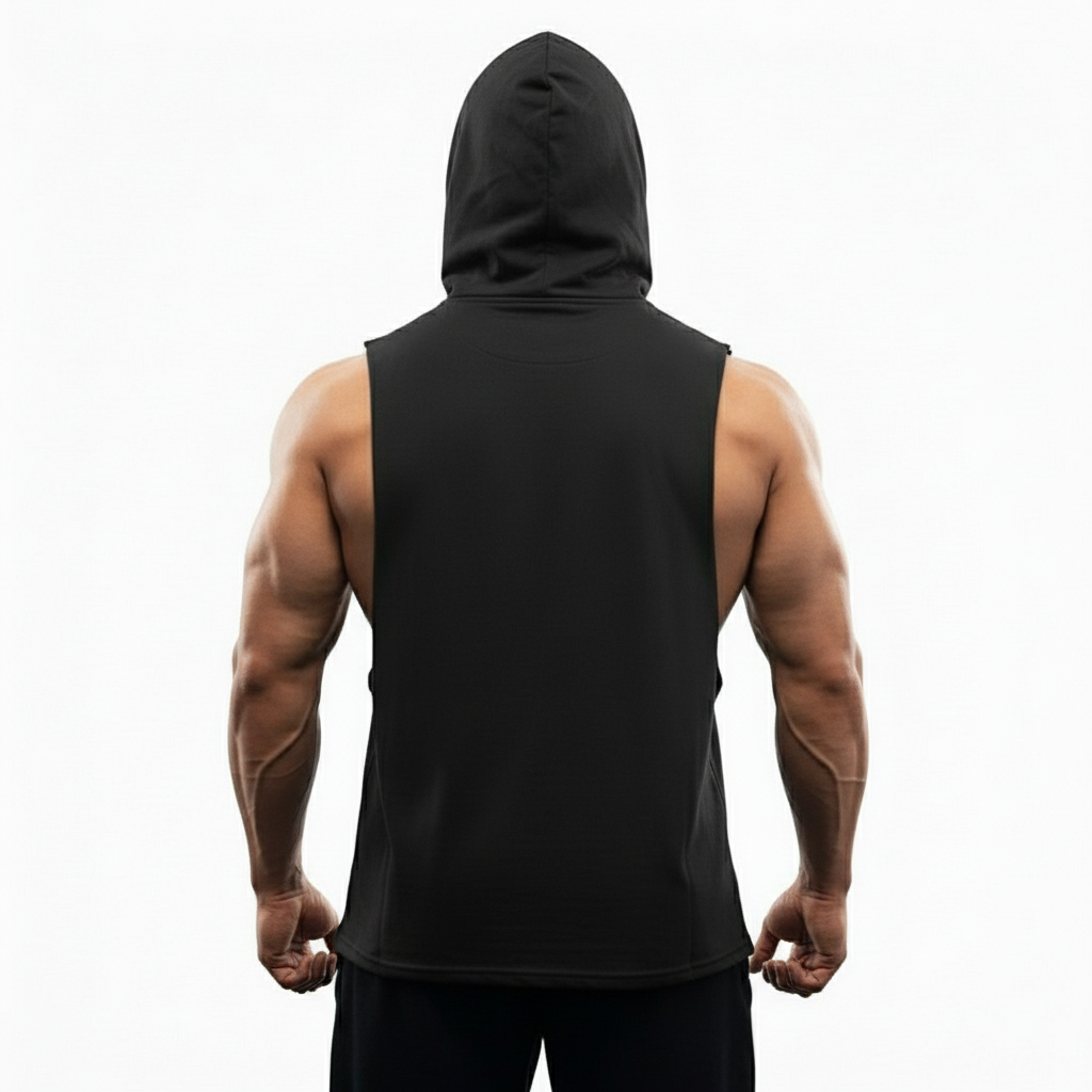Gymbrothers Nothing Beats Hardwork gym hoodie Black