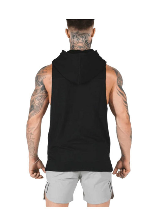 AT THE GYM Hoodie for Men Black