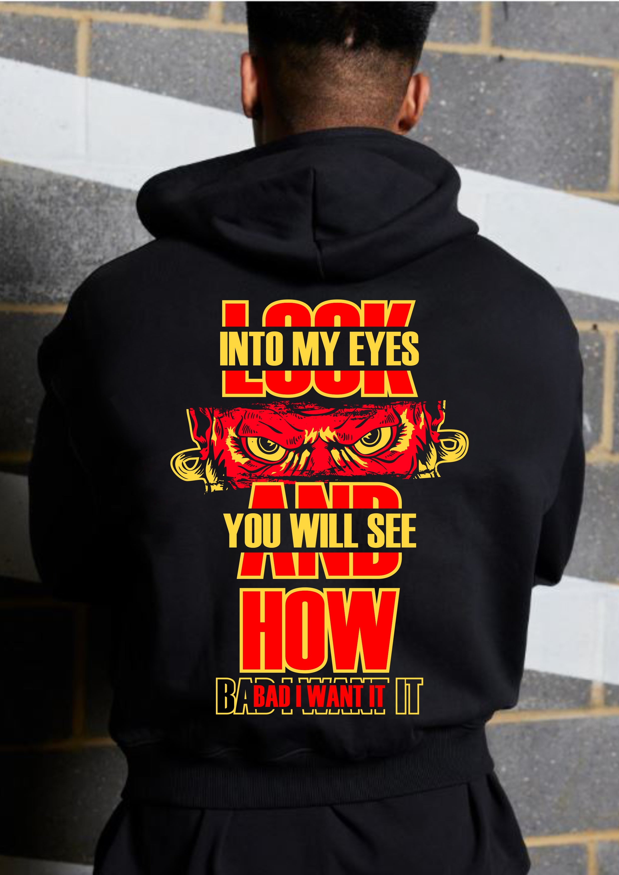 LOOK INTO MY EYES (Winter Hoodie)