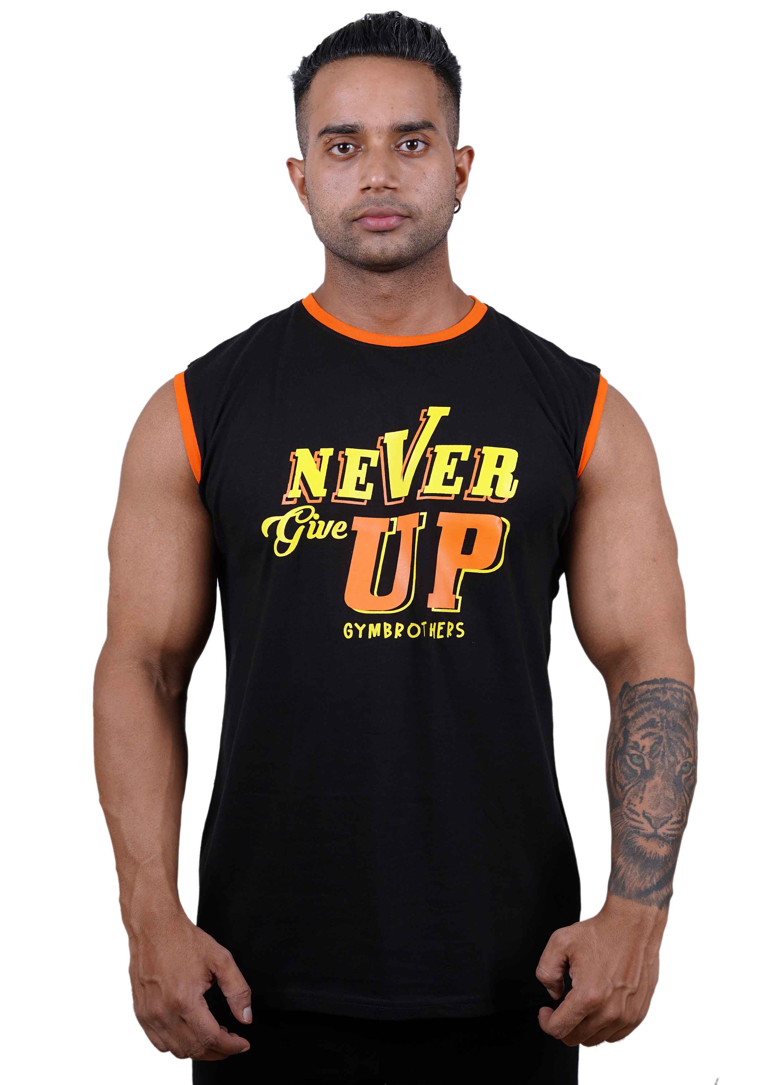 NEVER GIVE UP Tank Top