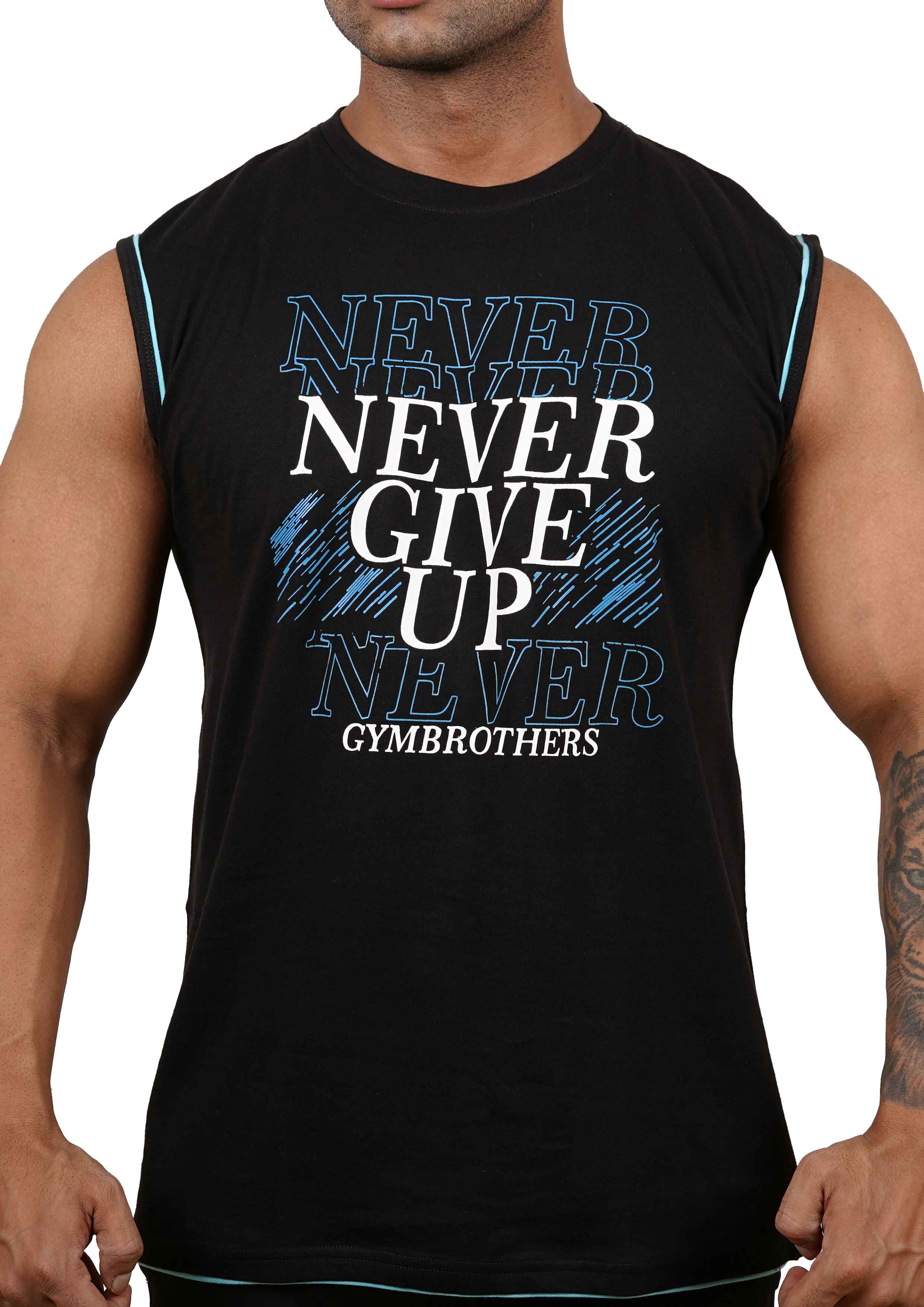 NEVER GIVE UP Tank Top