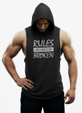 RULES ARE MADE TO BE BROKEN Hoodie for Men (Black)