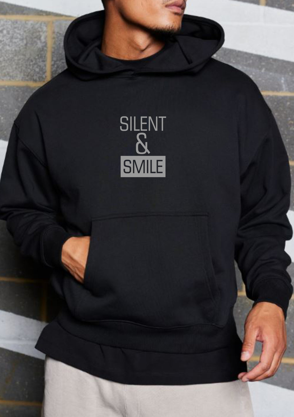 SILENT & SMILE (Winter Hoodie)