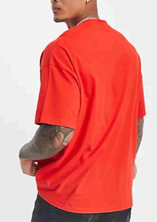 GYMBROTHERS PRINT Oversize T-shirt (Red)