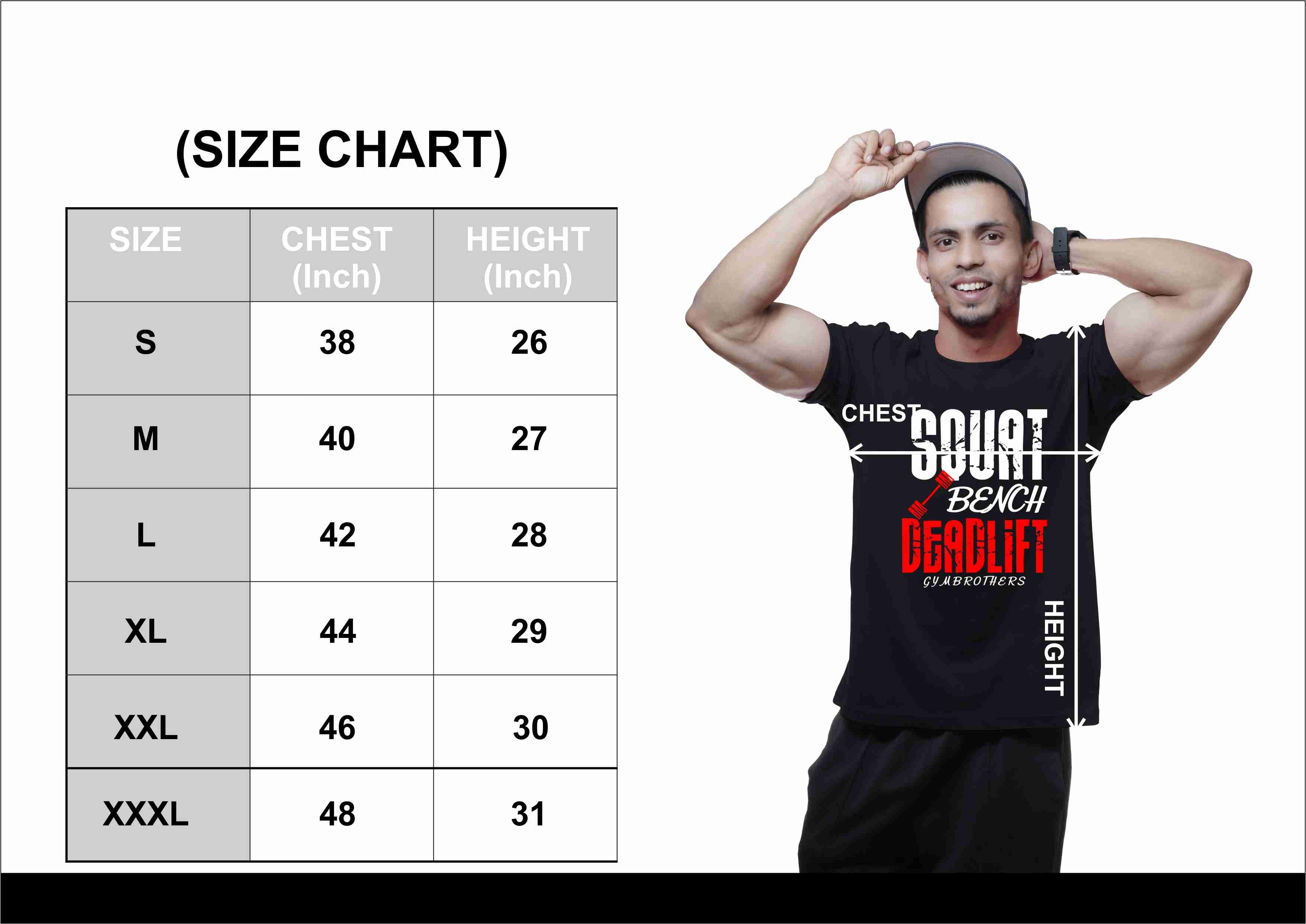 SQUAT BENCH DEADLIFT T-SHIRT