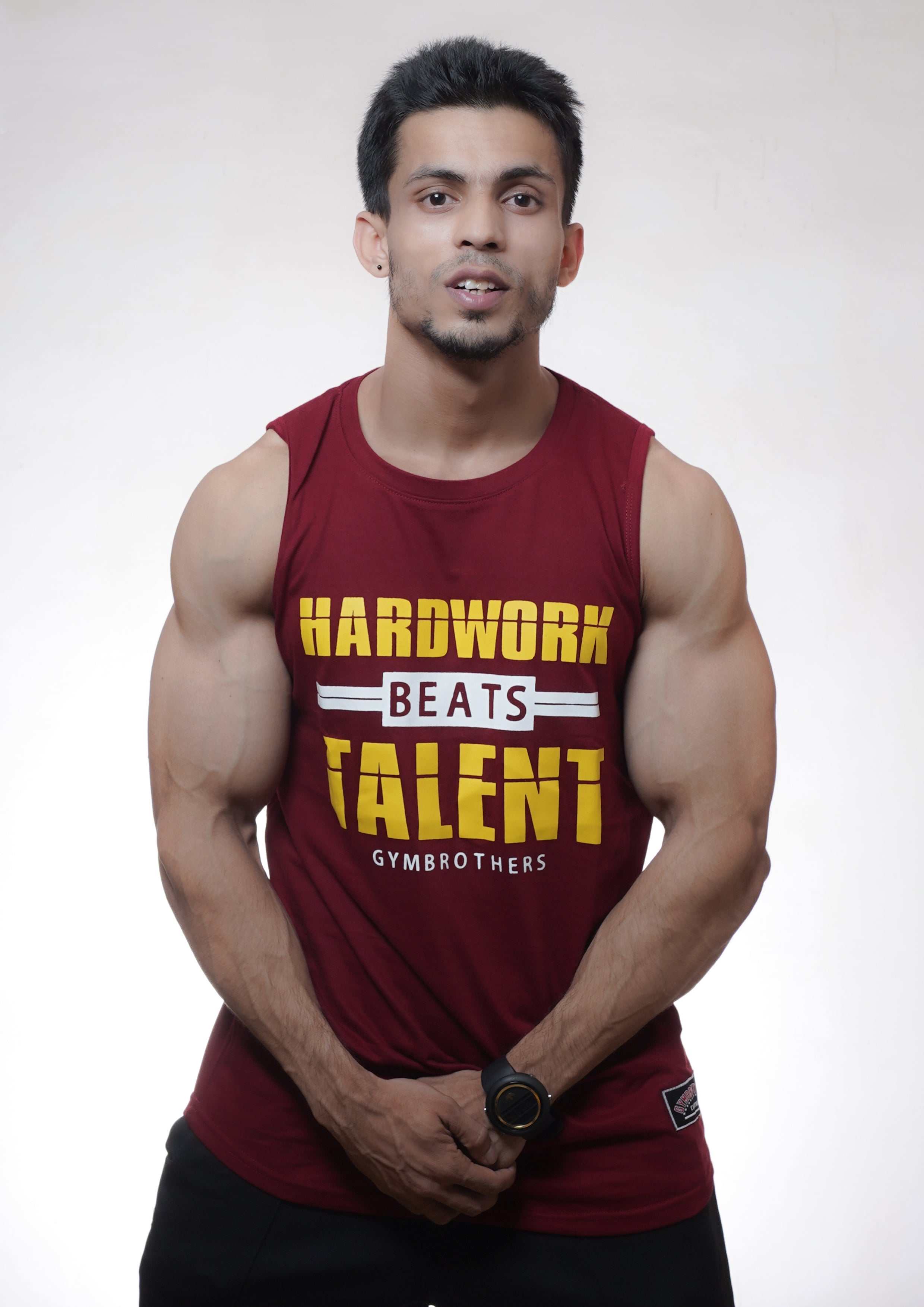 Hardwork Beats Talent Sleeveless