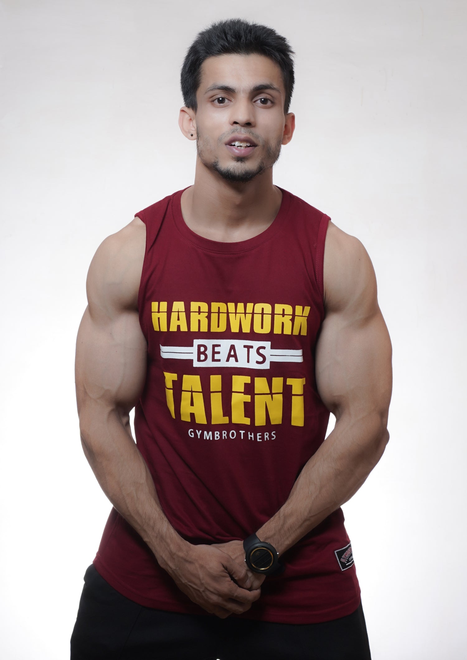 Hardwork Beats Talent Sleeveless