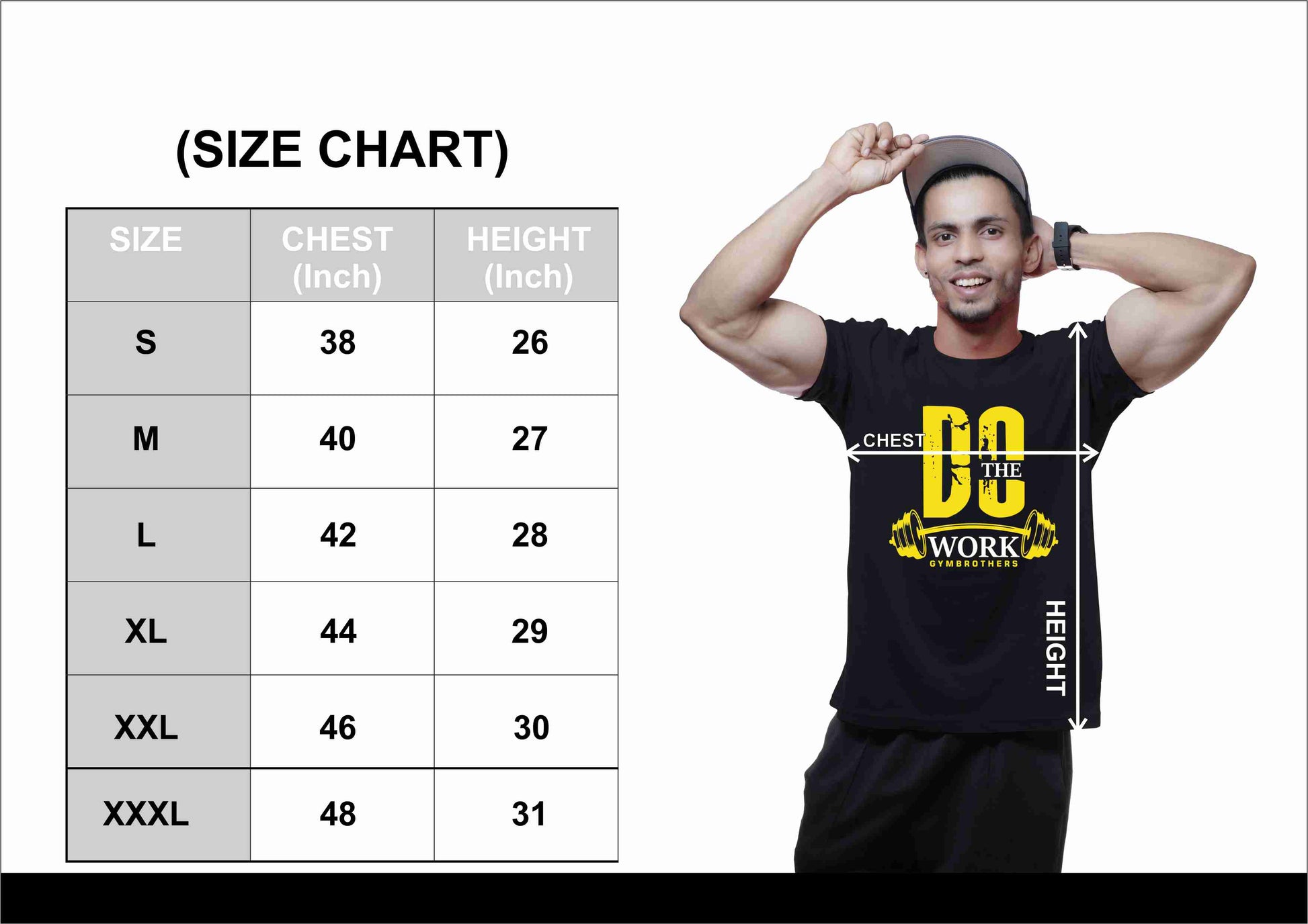 DO THE WORK Half Sleeve T-shirt