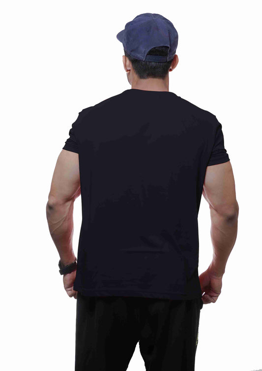 NEVER GIVE UP Half Sleeve T-shirt