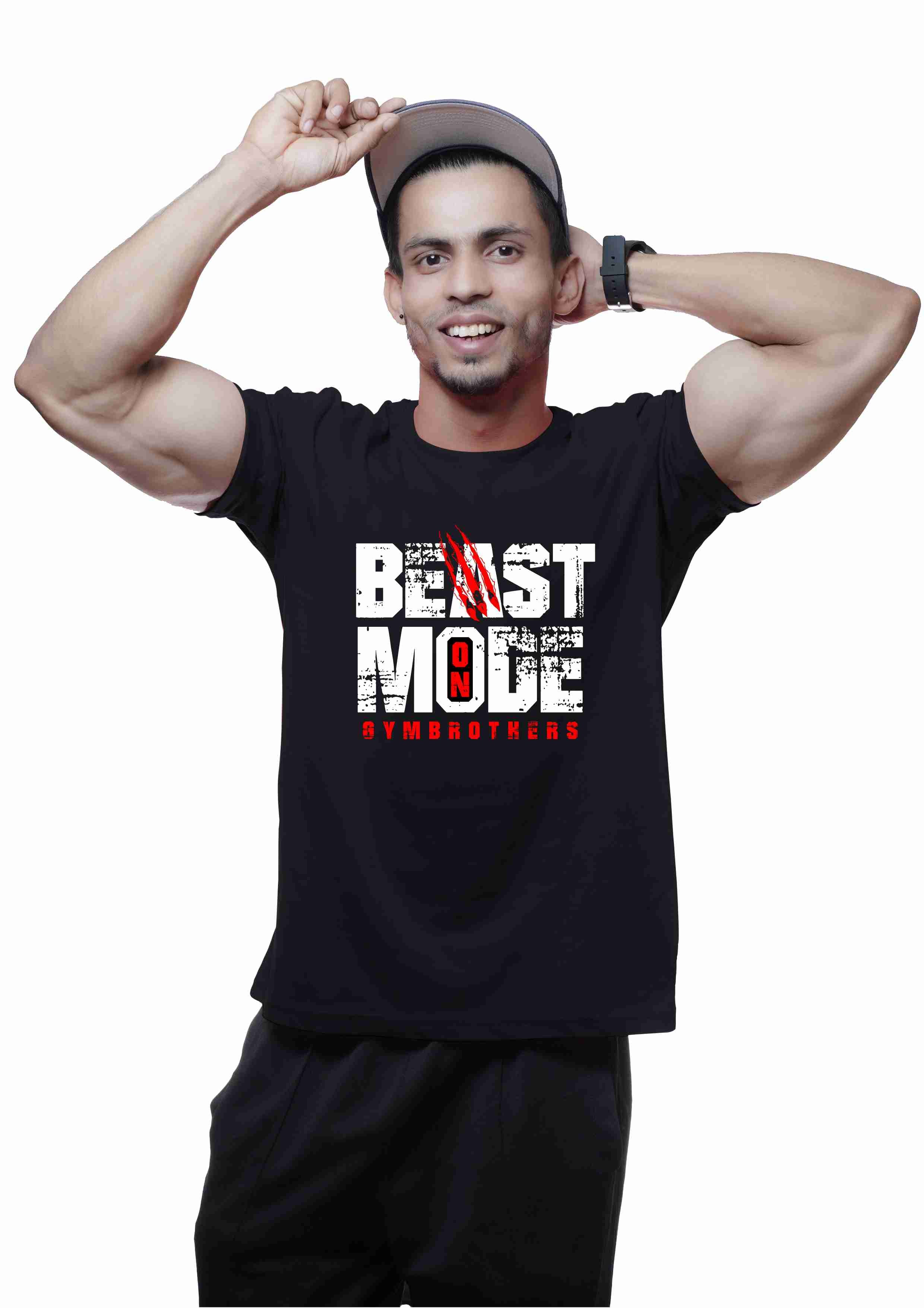BEAST MODE ON Half Sleeve T-shirt