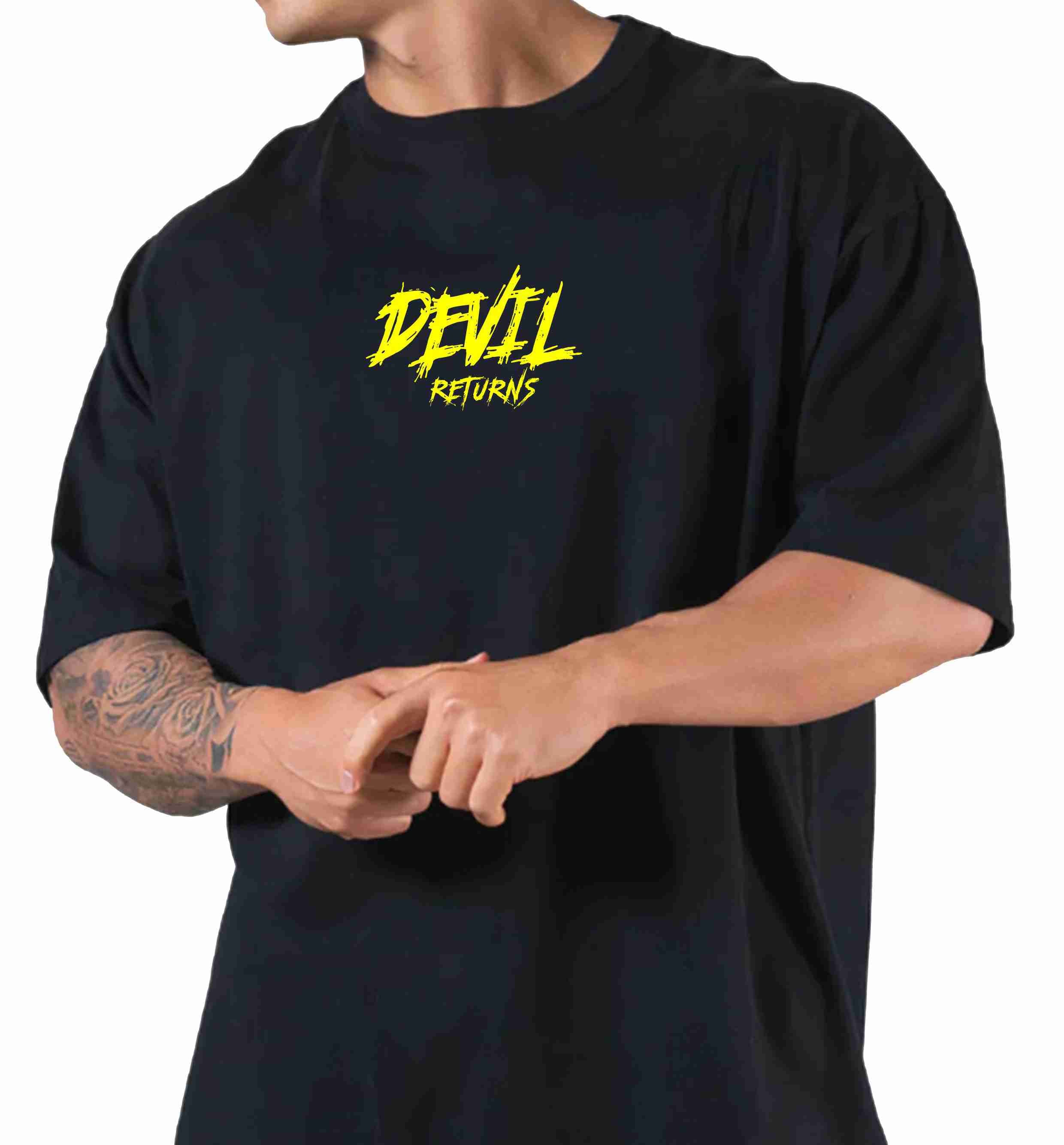 UNLEASH THE DEVIL Oversize T-shirt