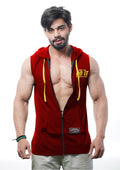DO IT Men's Sleeveless Zip Hoodie