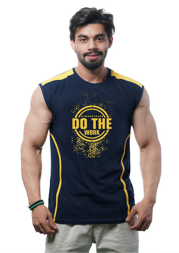 DO THE WORK Striped Tank Top Vest