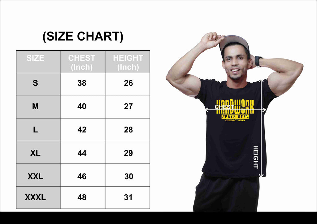 HARDWORK PAYS OFF Half Sleeve T-shirt