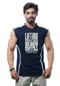 LIFTING HEAVY Striped Tank Top Vest