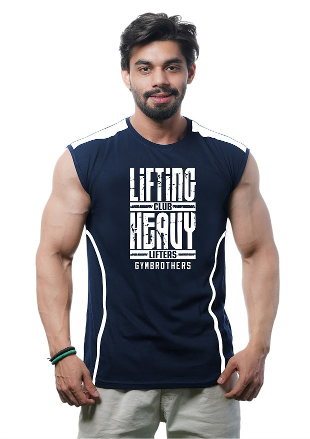 LIFTING HEAVY Striped Tank Top Vest