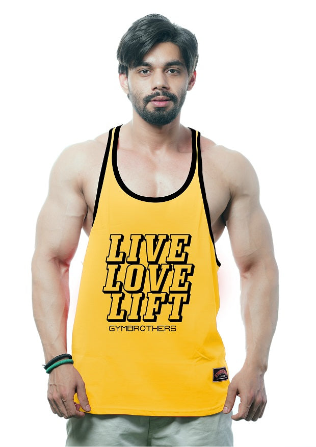LIVE LOVE LIFT Men's Gym Stringer