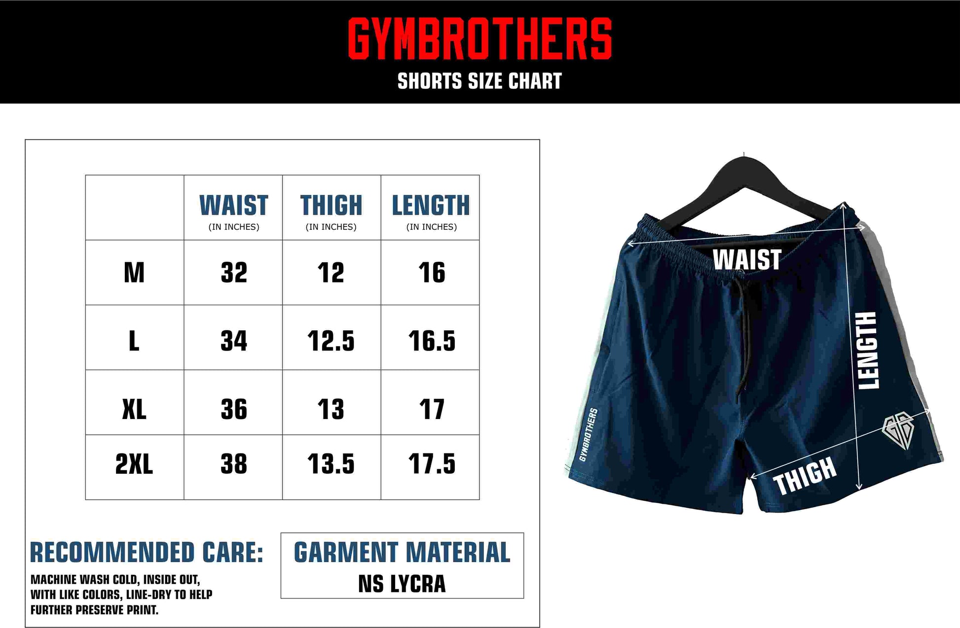 Gymbrothers Plain Short