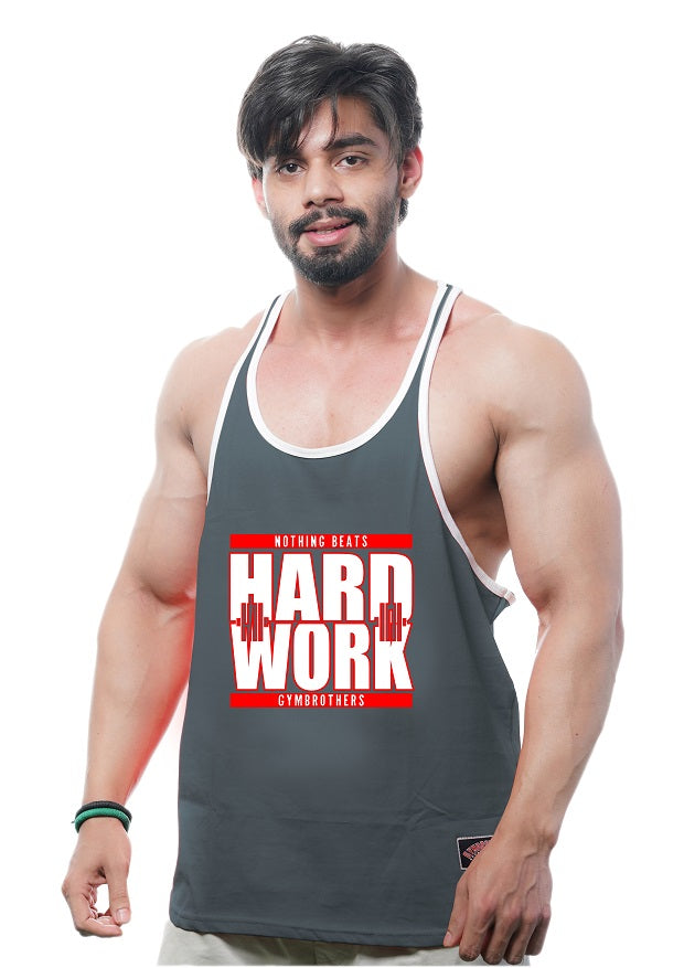 NOTHING BEATS HARDWORK Gym Stringer