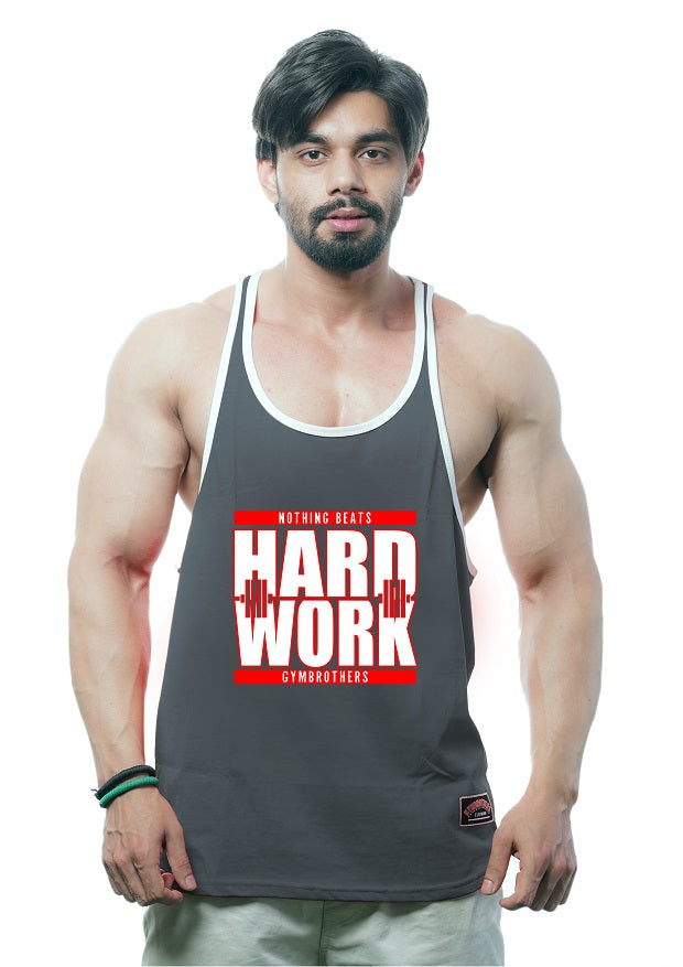 Nothing Beats Hardwork Steel Grey