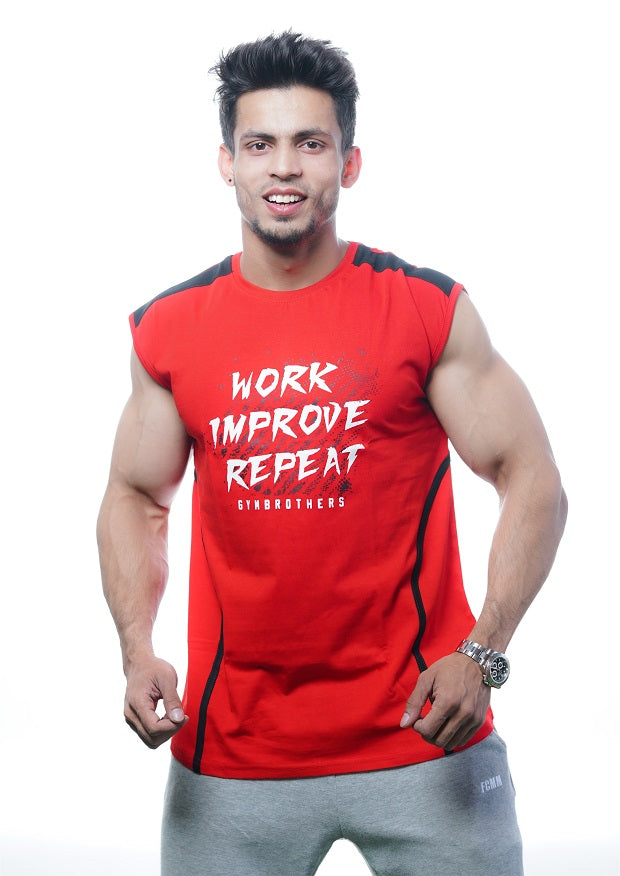 Work Improve Repeat Tank Top