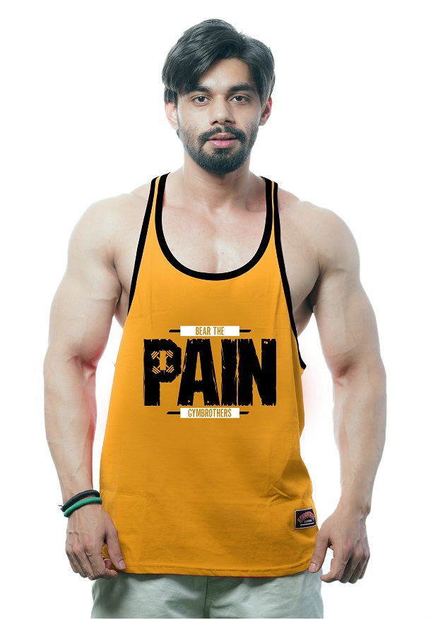BEAR THE PAIN Gym Stringer Gymvest